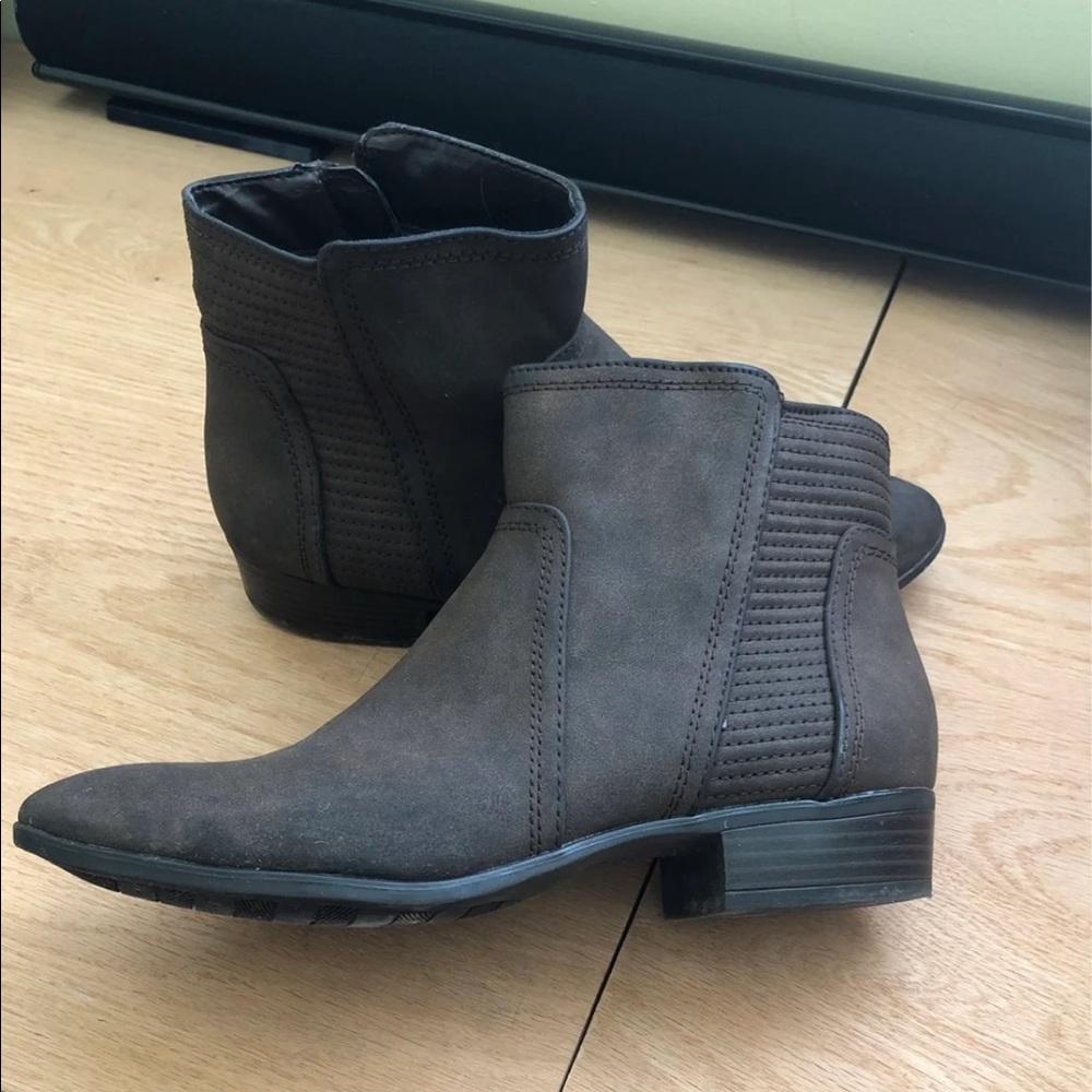 Brown booties